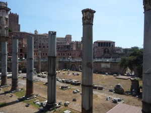 Ruins in the Mercati Traianei